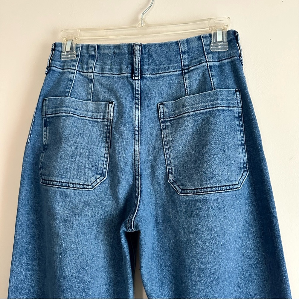 Maeve • The Colette Crop High-Rise Wide-Leg Jeans - Picture 5 of 8